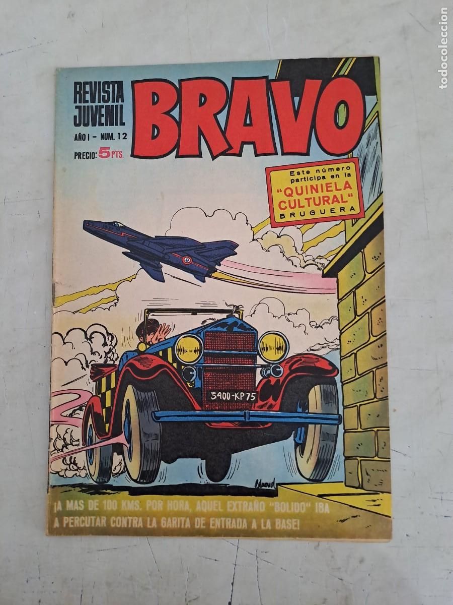 Livros de Banda Desenhada: Revista juvenil Bravo 12, Bruguera en muy buen estado