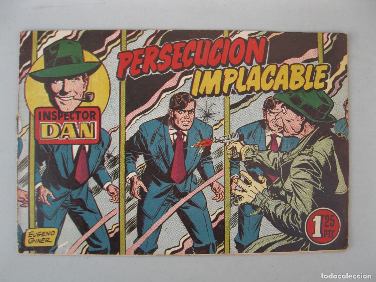 Tebeos: INSPECTOR DAN - N&ordm; 55 - PERSECUCI&Oacute;N IMPLACABLE - EDITORIAL BRUGUERA - A&Ntilde;O 1954. - Foto 1
