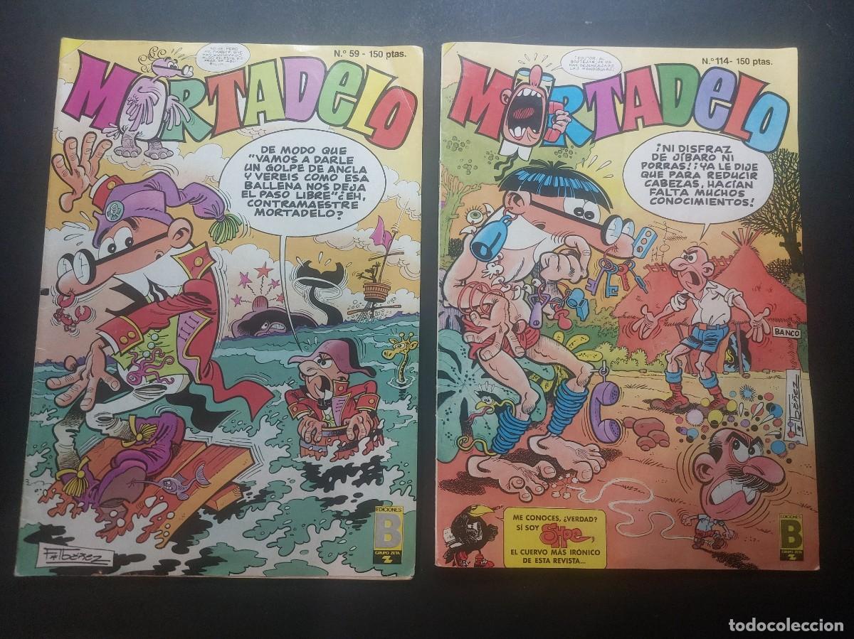 Tebeos: 2 c&oacute;mics de Mortadelo n&ordm; 59 y 114 a&ntilde;o 1987 - Foto 1