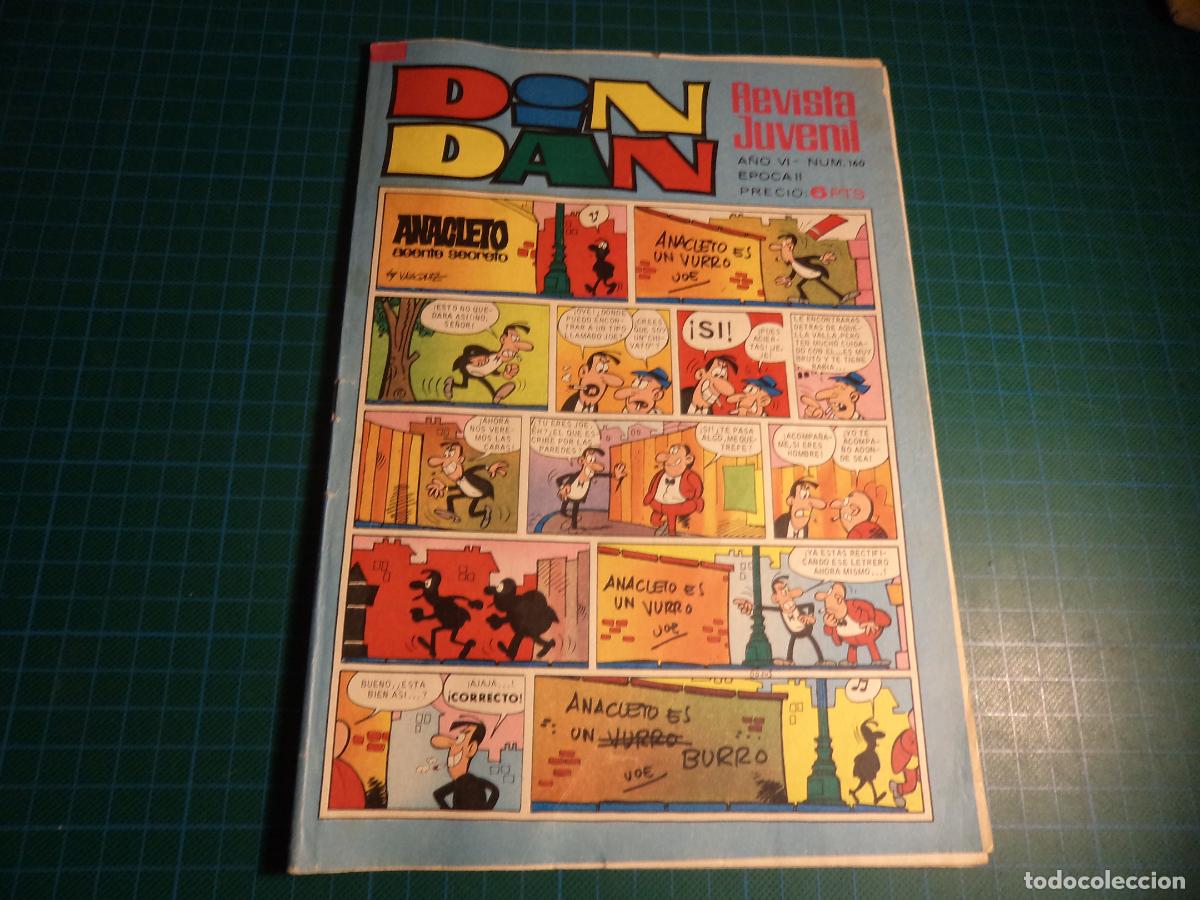 Tebeos: Din Dan. N&ordm; 160. Bruguera. - Foto 1