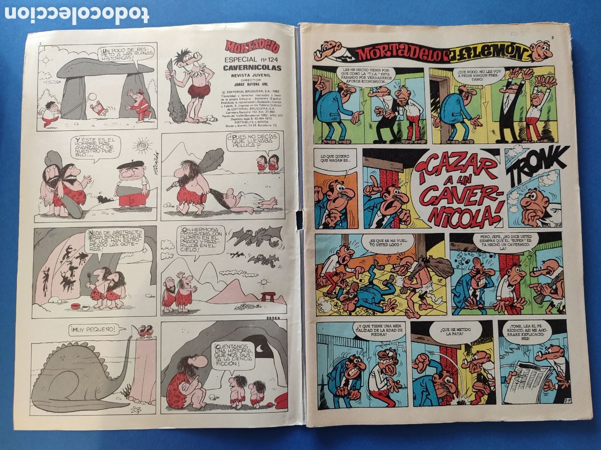 Tebeos: Mortadelo Especial Cavern&iacute;colas, n&deg; 124 - Foto 3