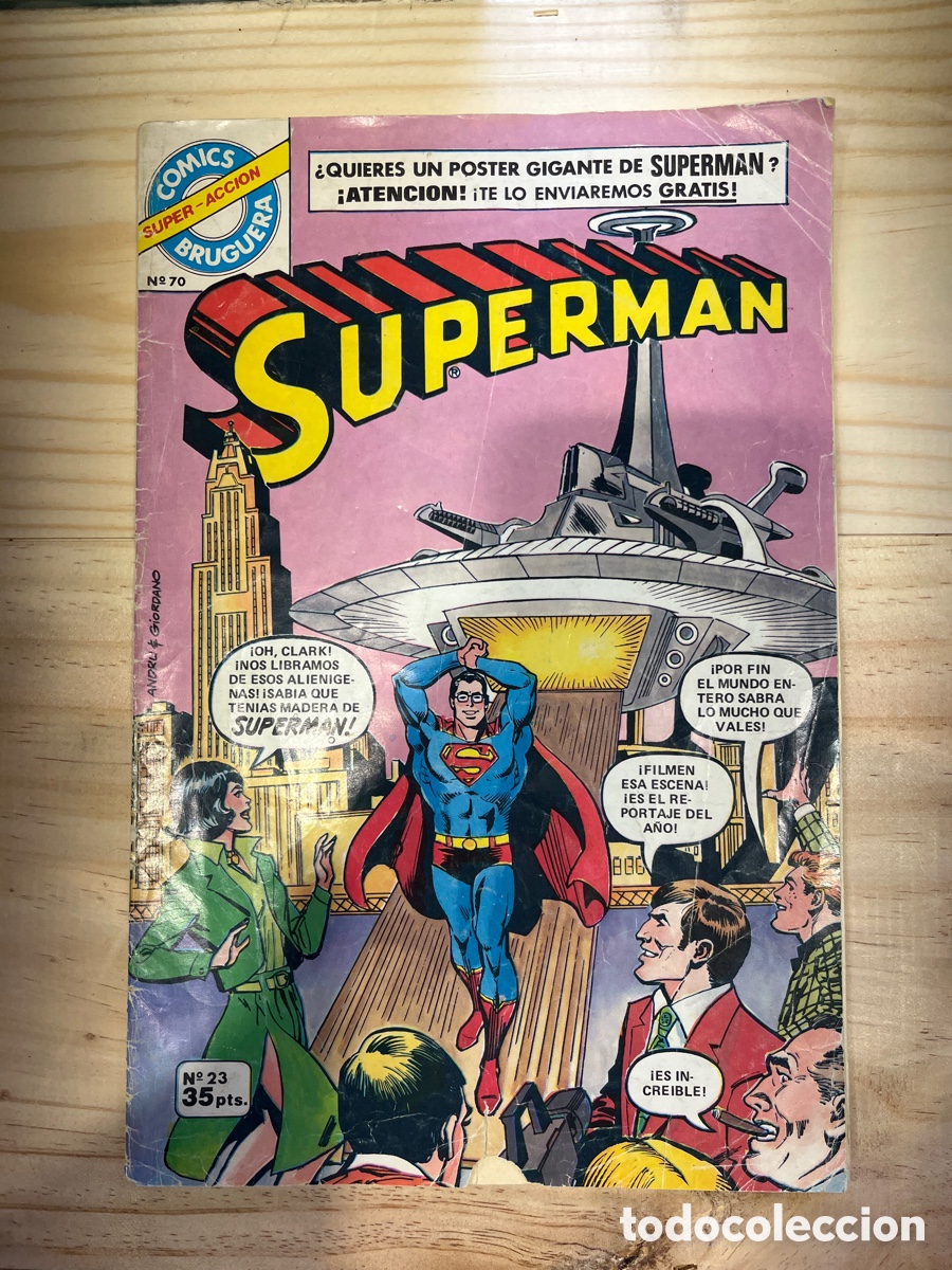 Tebeos: SUPERMAN, N&Uacute;MERO 70, (EDITORIAL BRUGUERA) - Foto 1