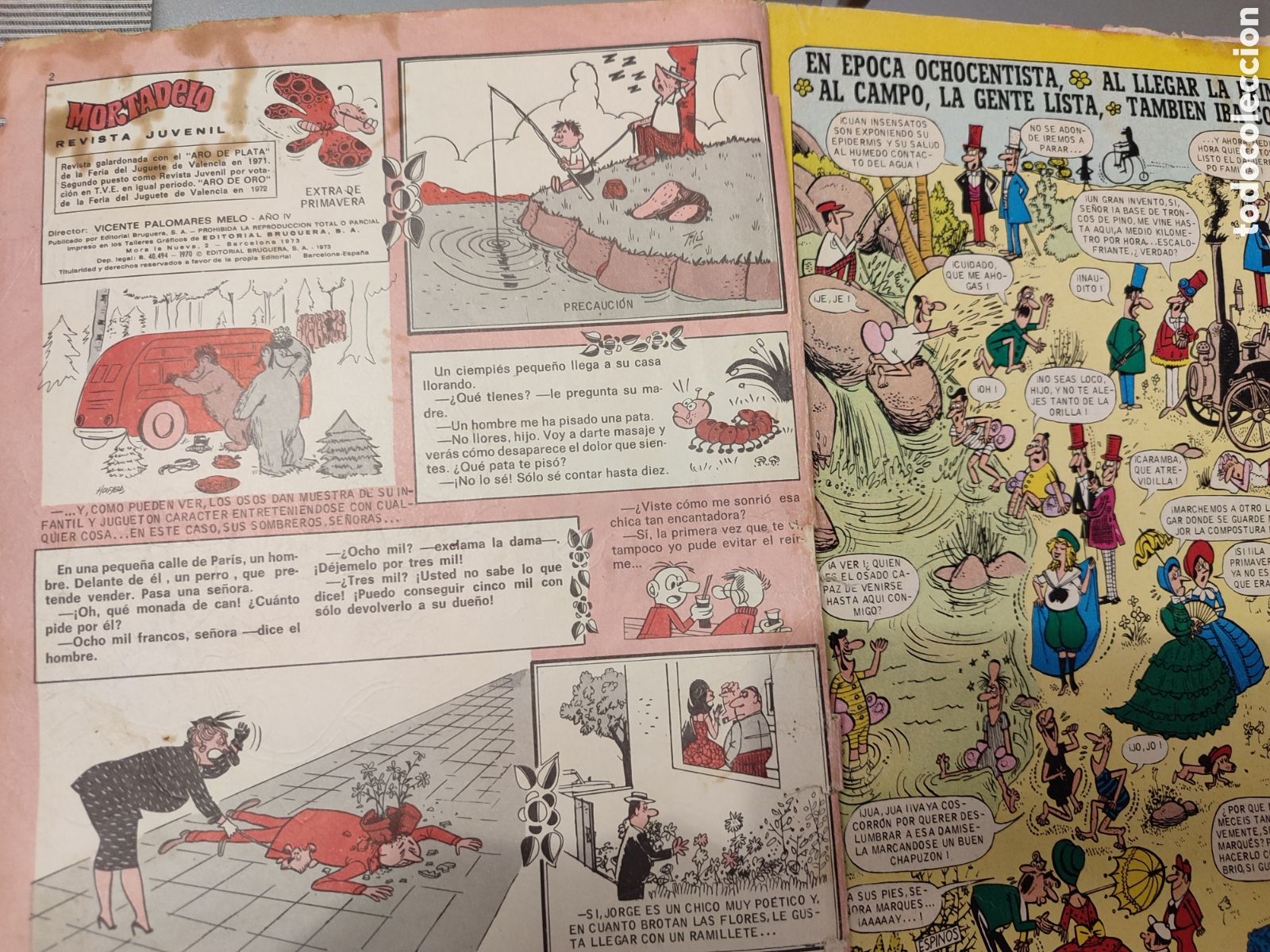 Tebeos: MORTADELO. Extra de Primavera. 1973. Bruguera. - Foto 3