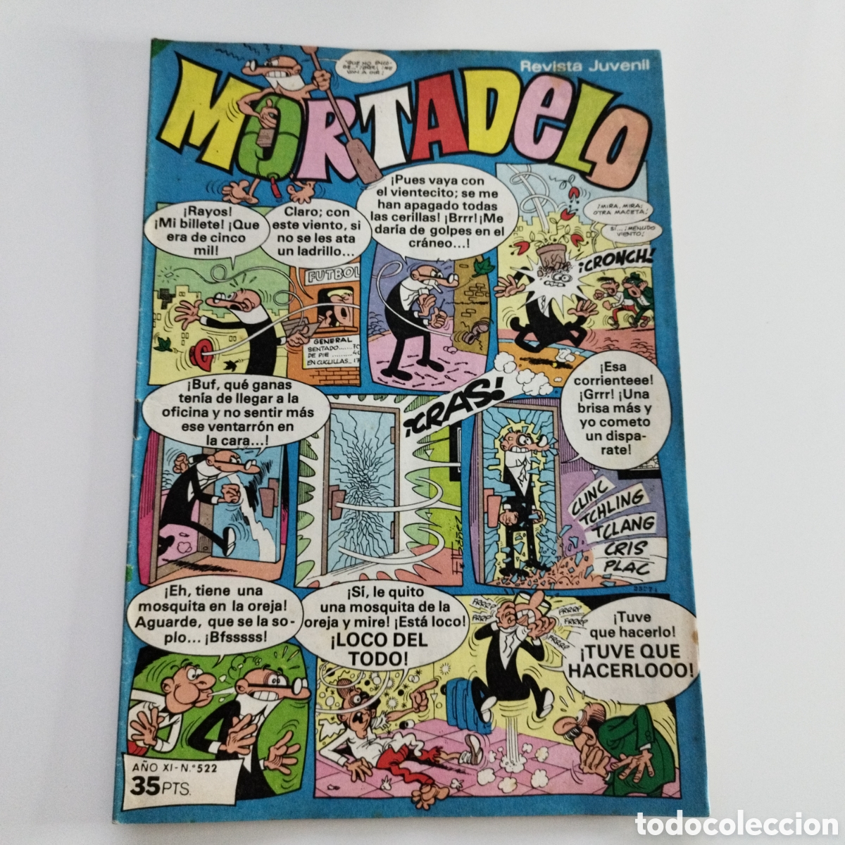 Comics: MORTADELO / A&Ntilde;O XI / # 522 / ED. BRUGUERA /