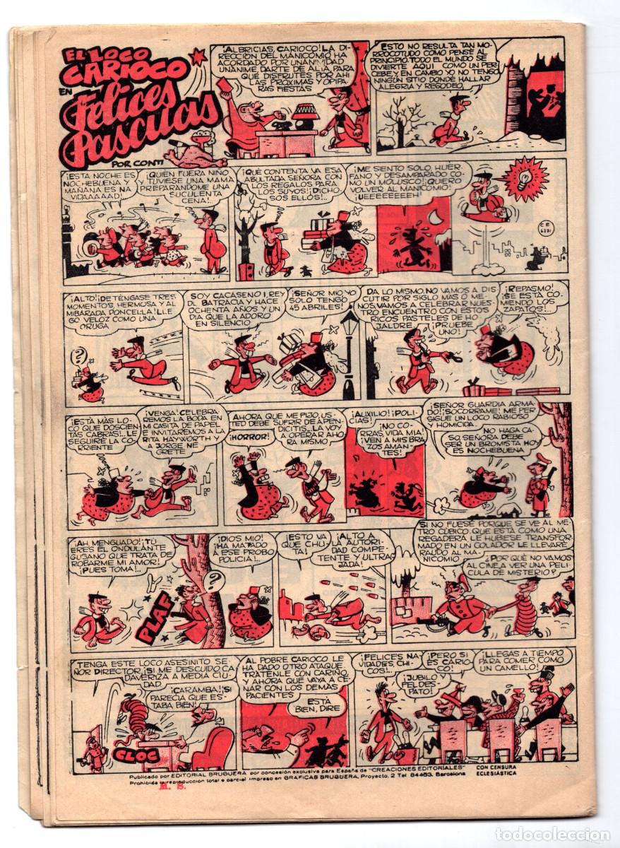 Tebeos: ALMANAQUE PULGARCITO 1950. - Foto 2
