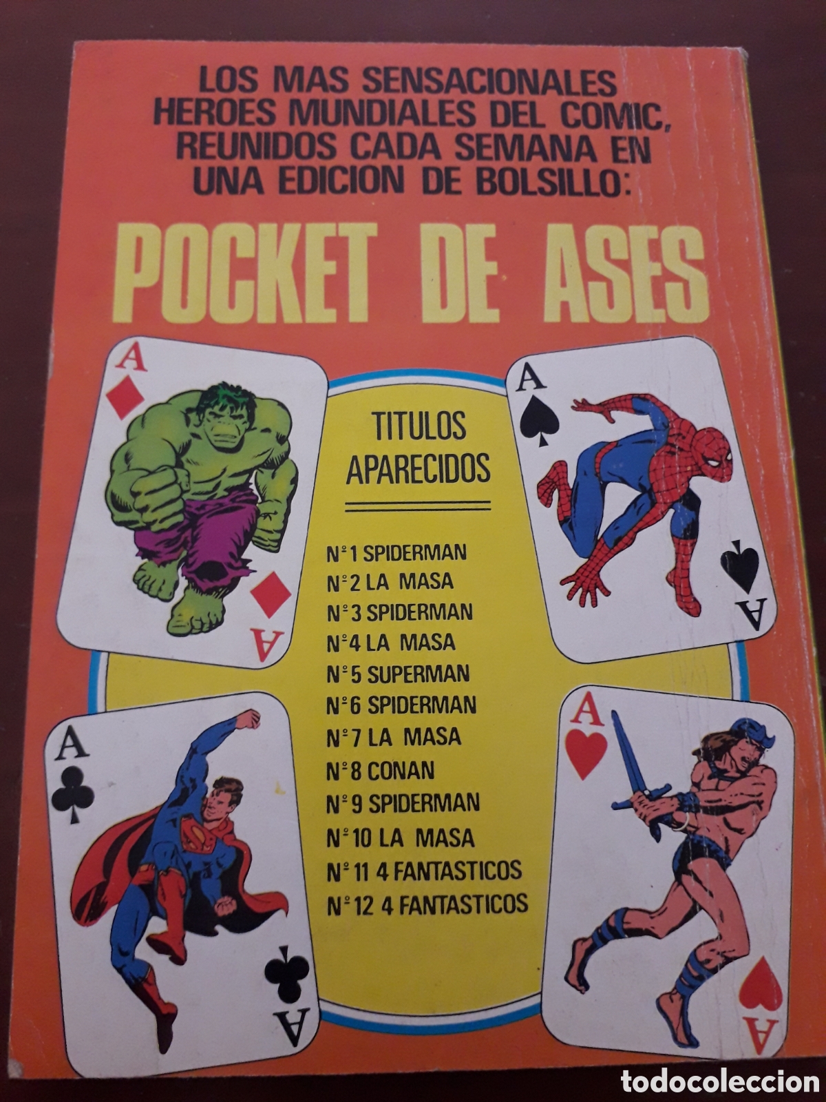Tebeos: POCKET DE ASES. TOMO 10. LA MASA - Foto 2