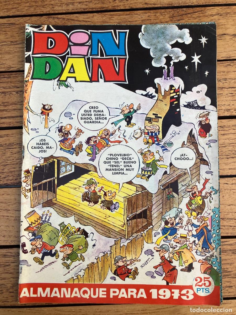 Tebeos: DIN DAN - ALMANAQUE PARA 1973 - BRUGUERA - Foto 1
