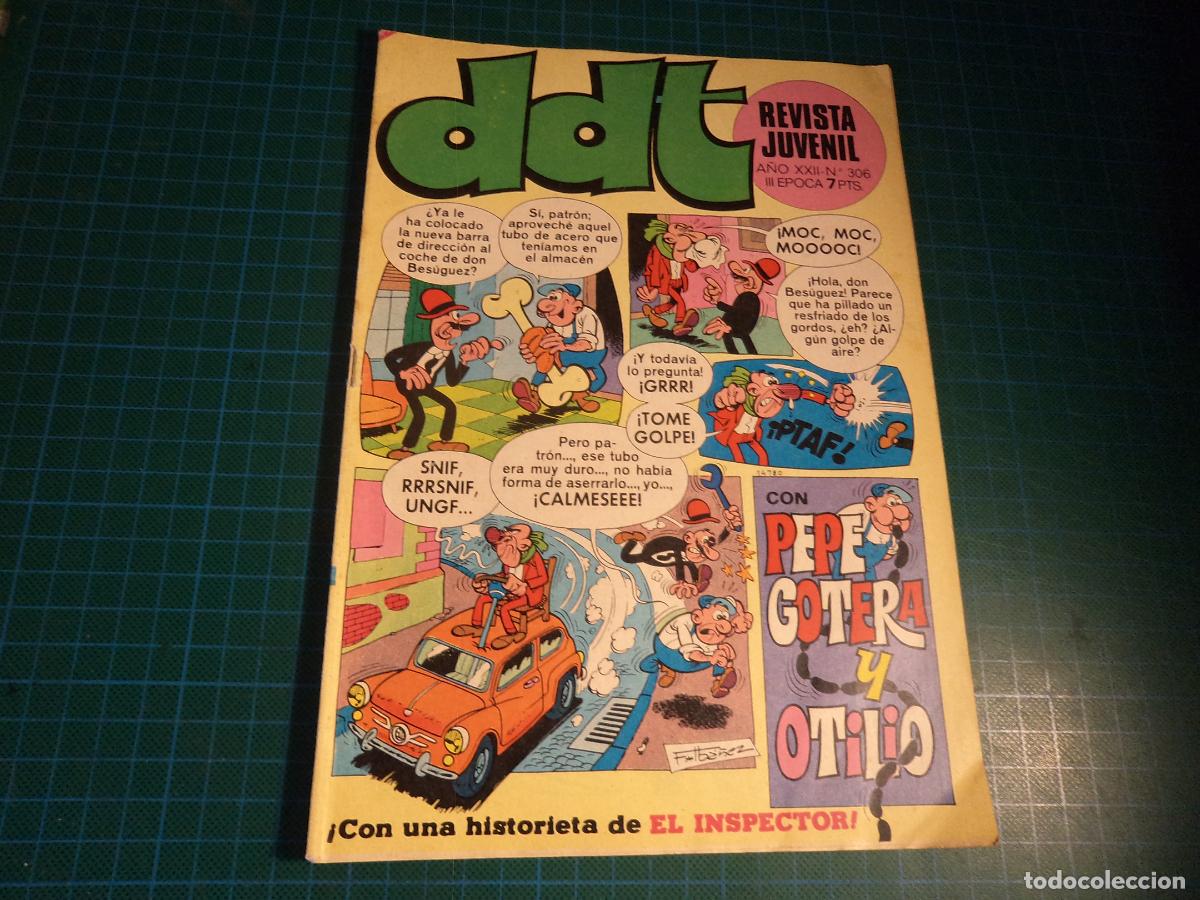 Tebeos: DDT 3&ordf; epoca. N&ordm; 306. Bruguera. - Foto 1