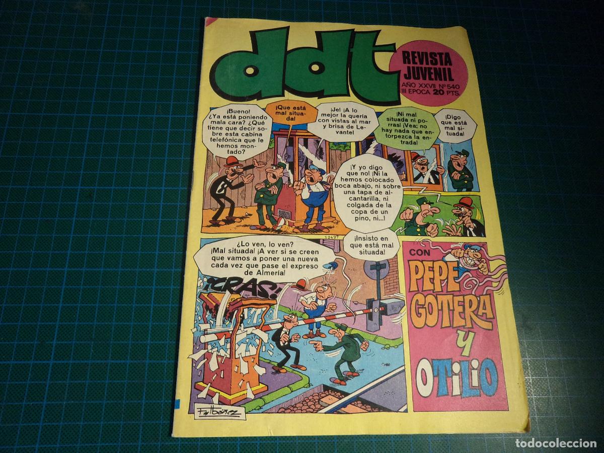 Tebeos: DDT 3&ordf; epoca. N&ordm; 540. Bruguera. - Foto 1