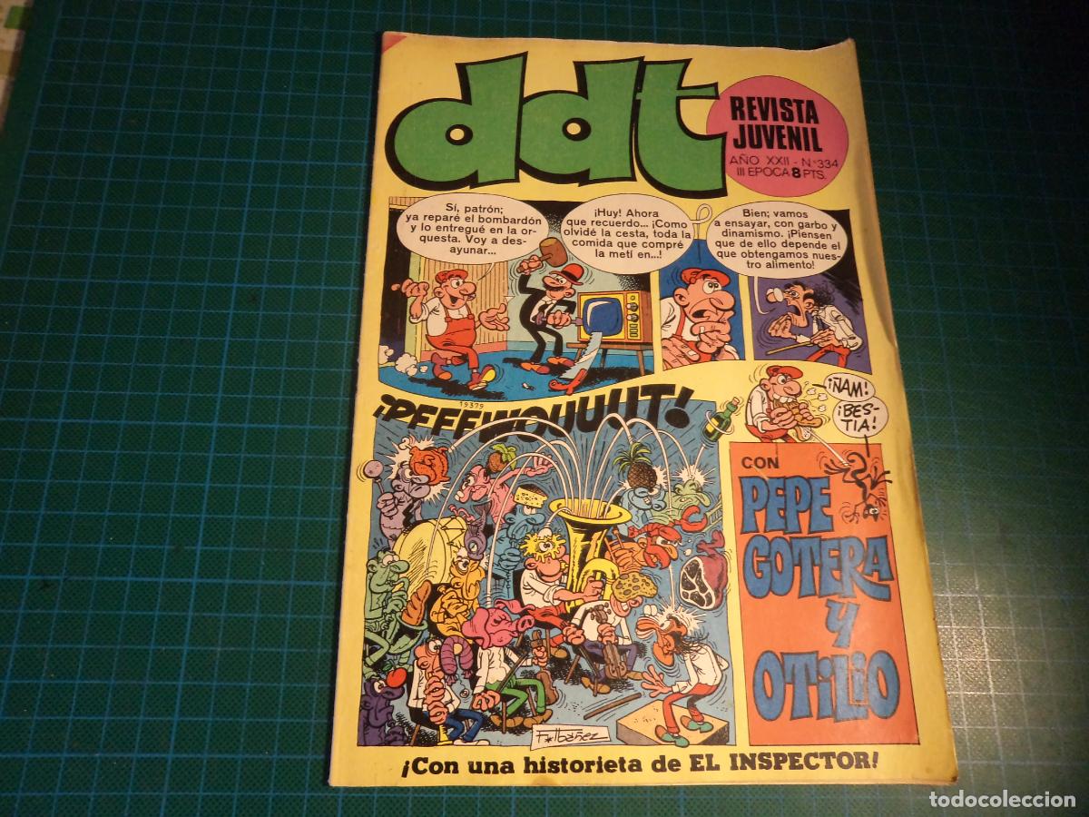 Tebeos: DDT 3&ordf; epoca. N&ordm; 334. Bruguera. - Foto 1