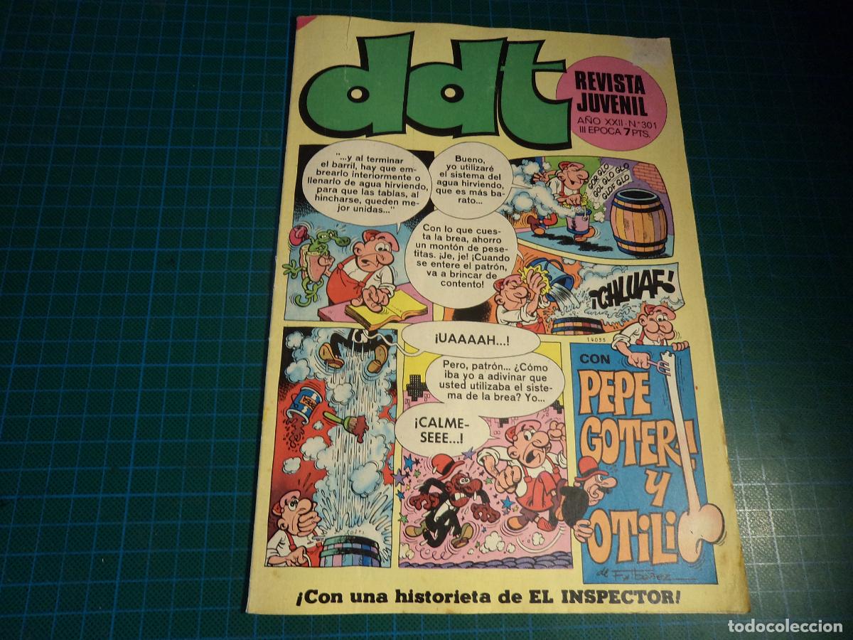 Tebeos: DDT 3&ordf; epoca. N&ordm; 301. Bruguera. - Foto 1