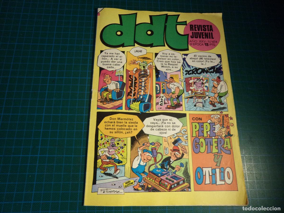 Tebeos: DDT 3&ordf; epoca. N&ordm; 474. Bruguera. - Foto 1