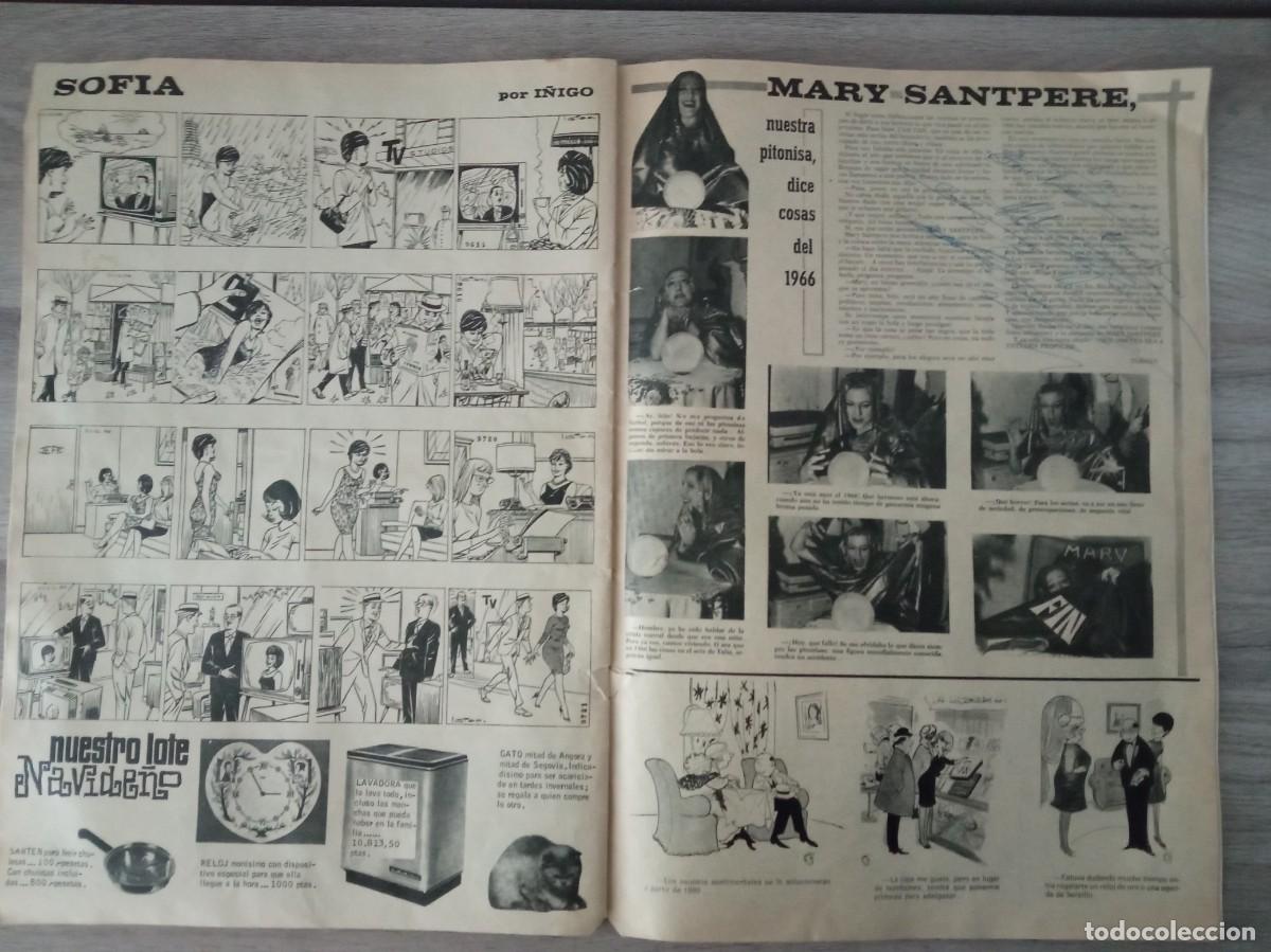 Tebeos: CAN CAN N&ordm; 108, ALMANAQUE PARA 1966 - Foto 5