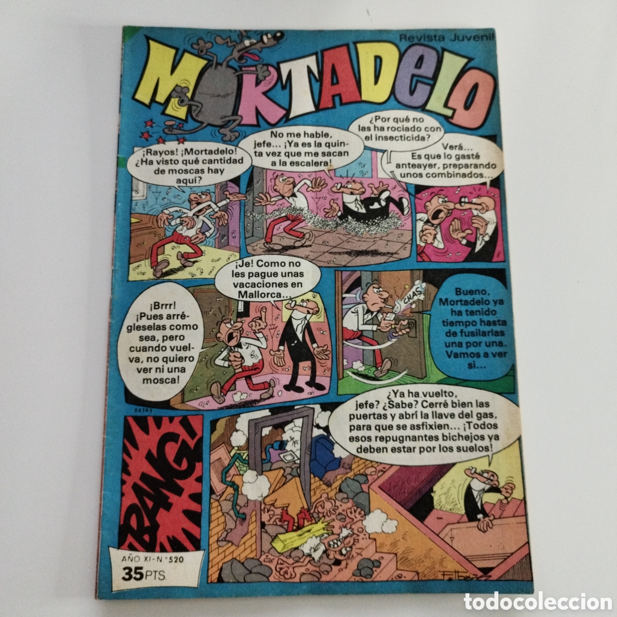 BDs: MORTADELO / A&Ntilde;O XI / # 520 / ED. BRUGUERA /