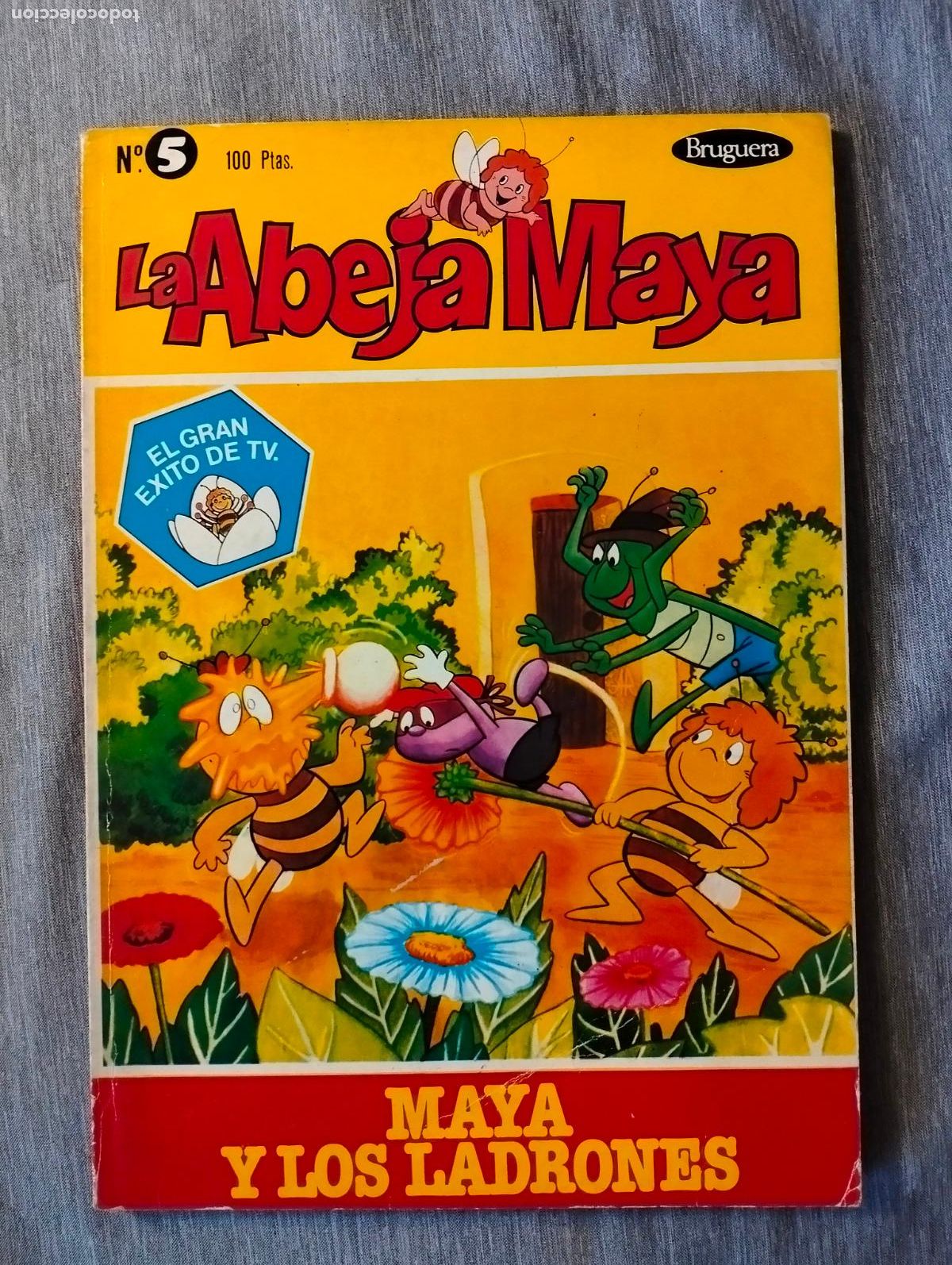 Tebeos: MAYA Y LOS LADRONES LA ABEJA MAYA COMIC BRUGUERA N&ordm; 5 - Foto 1