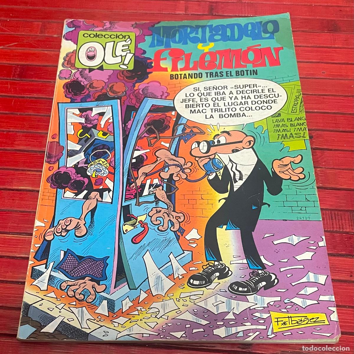 Tebeos: MORTADELO Y FILEM&Oacute;N Botando tras el botin 1 edici&oacute;n - Foto 1