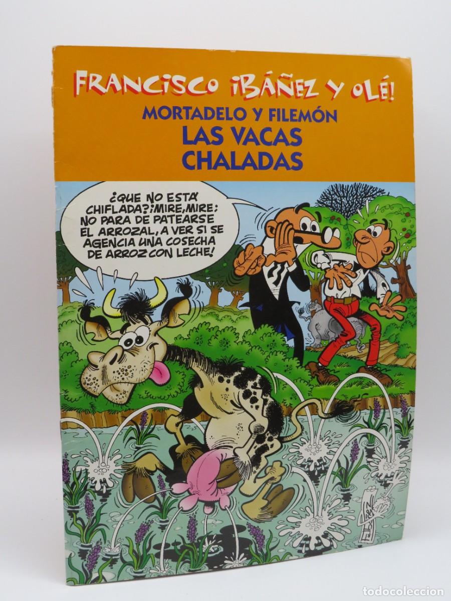 Tebeos: LAS VACAS CHALADAS - MORTADELO Y FILEM&Oacute;N - Foto 1