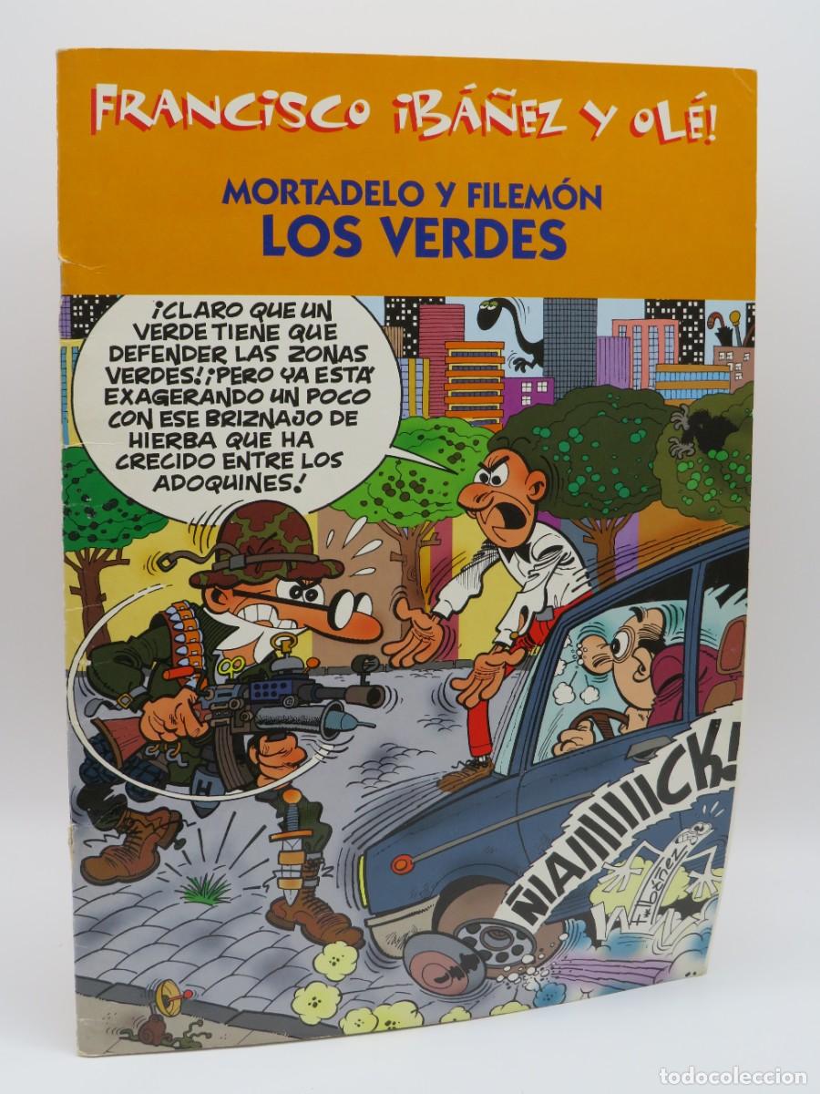 Tebeos: LOS VERDES - MORTADELO Y FILEM&Oacute;N - Foto 1
