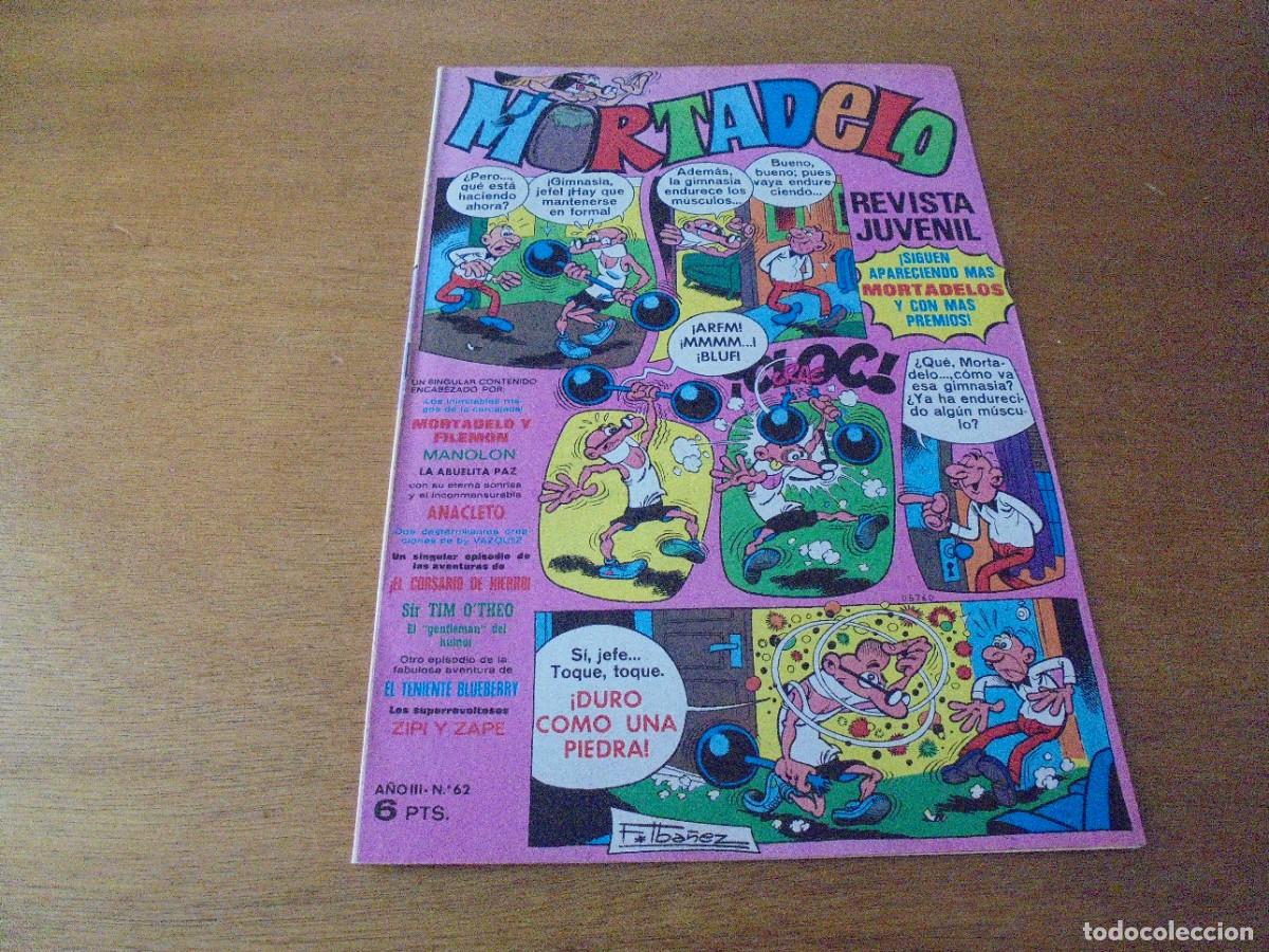 Tebeos: MORTADELO N&ordm; 62 CON MORTADELOS. - Foto 1