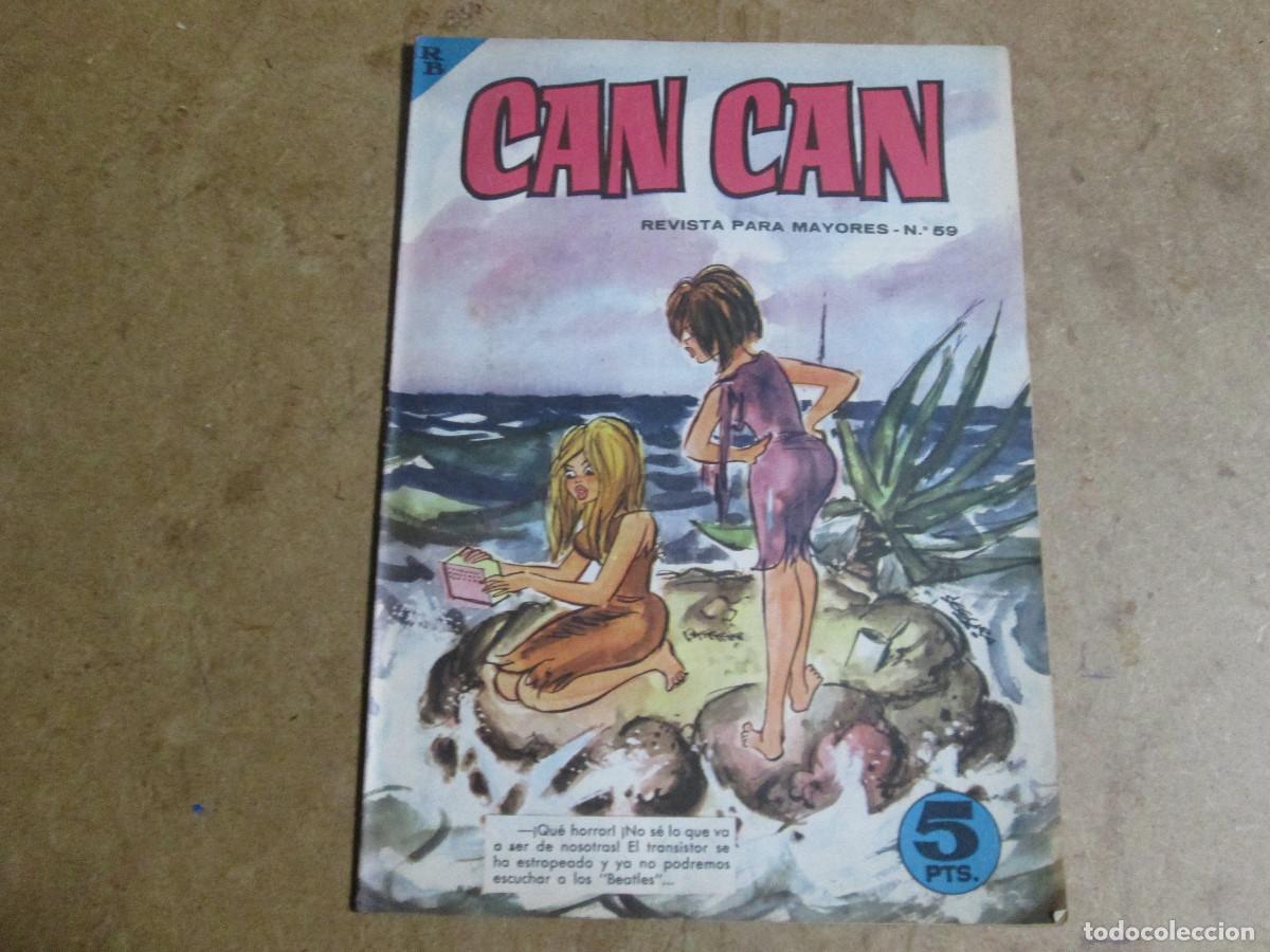 Tebeos: can can n&ordm; 59, editorial bruguera - Foto 1