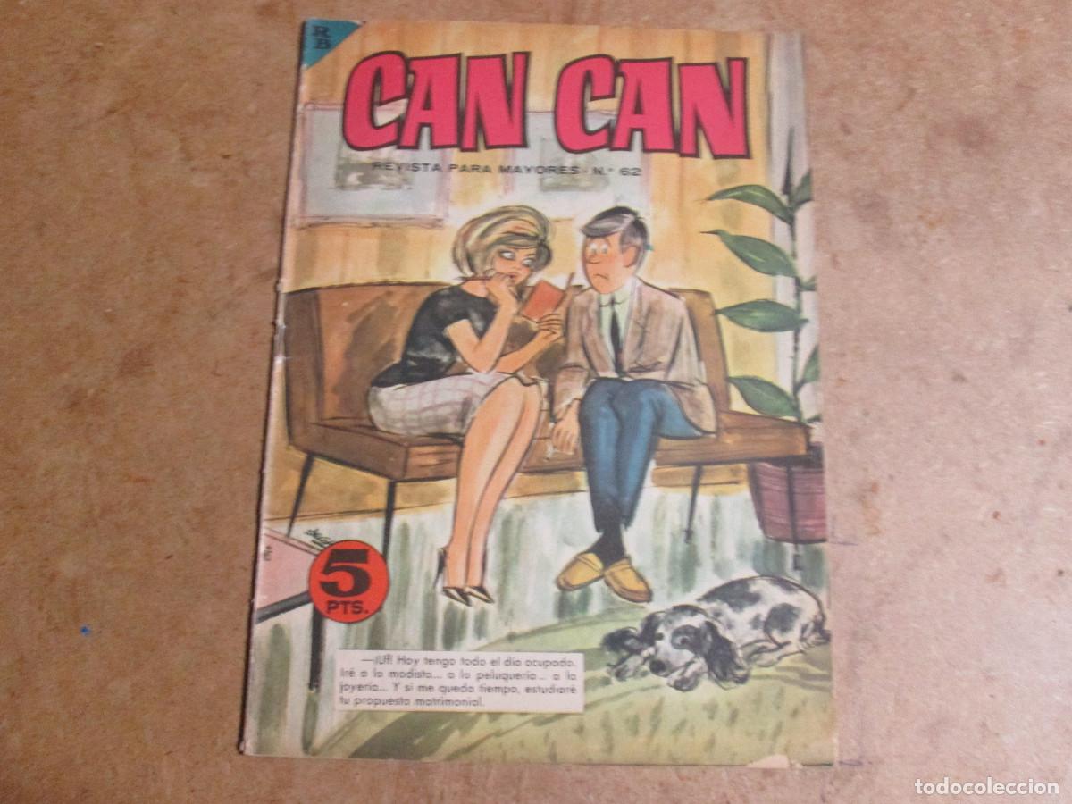 Tebeos: can can n&ordm; 62, editorial bruguera - Foto 1