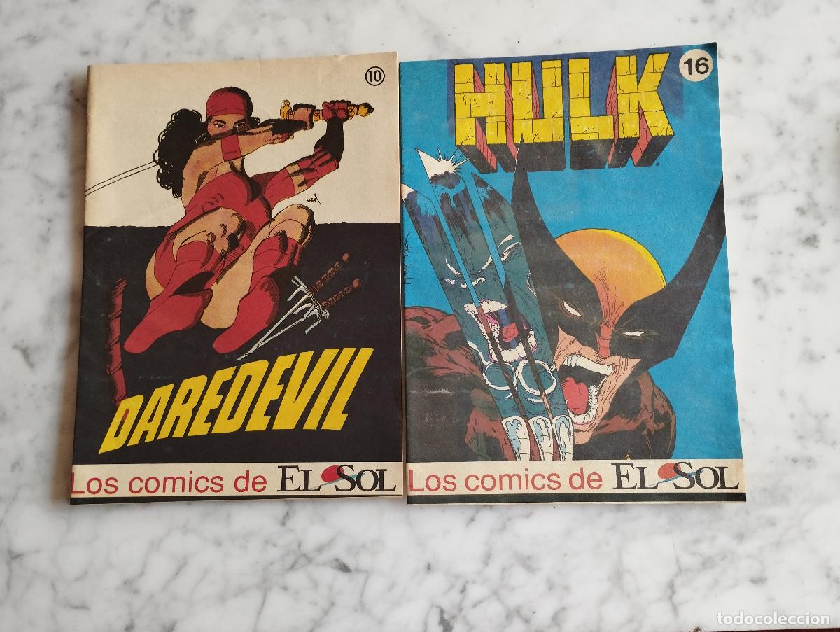 Tebeos: 4 LOS COMICS DE EL SOL - DAREDEVIL- HULK - Foto 3
