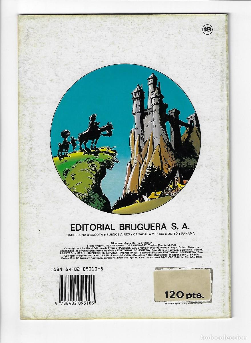Tebeos: Bruguera. Ole. Los pitufos. 18. - Foto 2