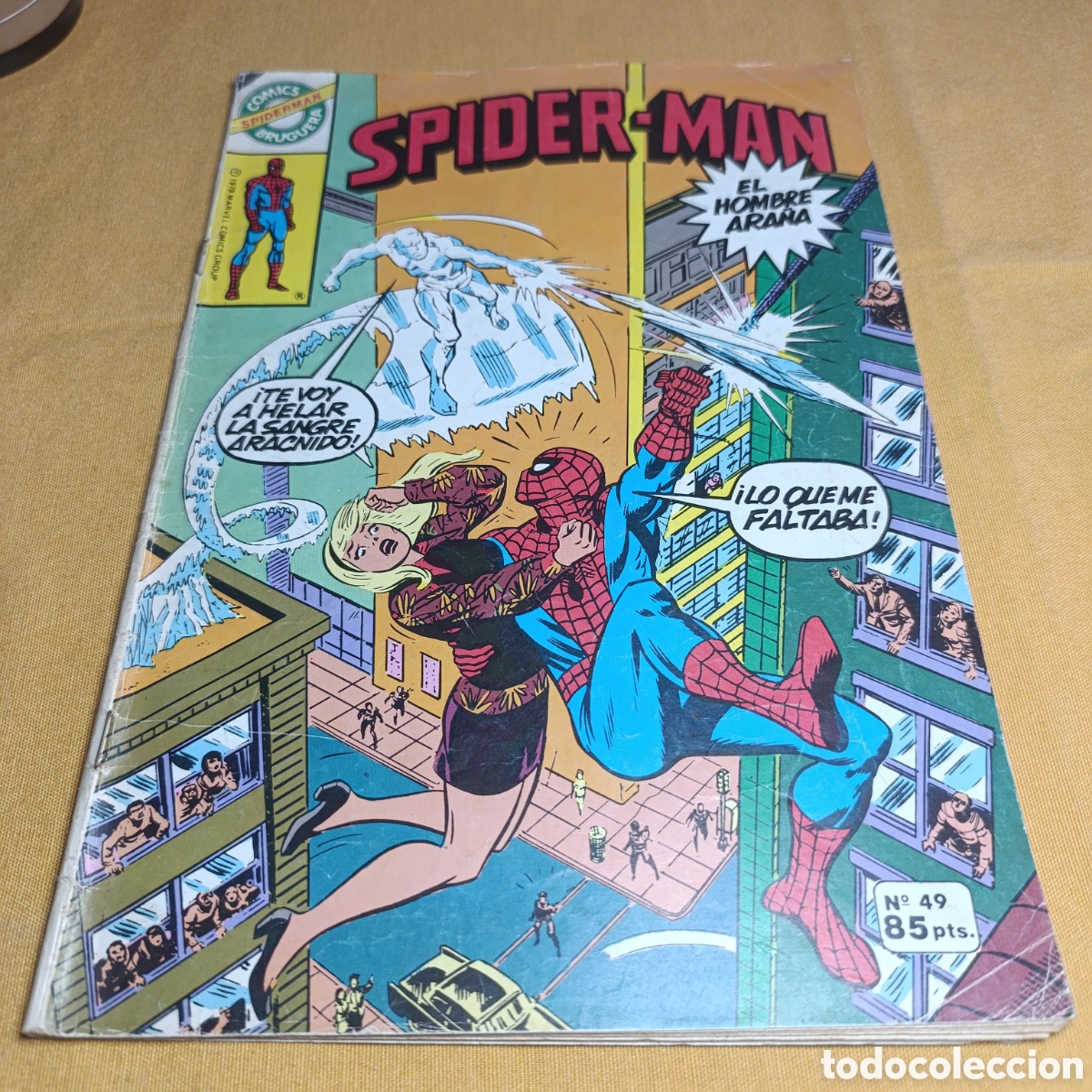 Tebeos: COMIC SPIDERMAN 49,A&Ntilde;O 1977 BRUGUERA - Foto 1