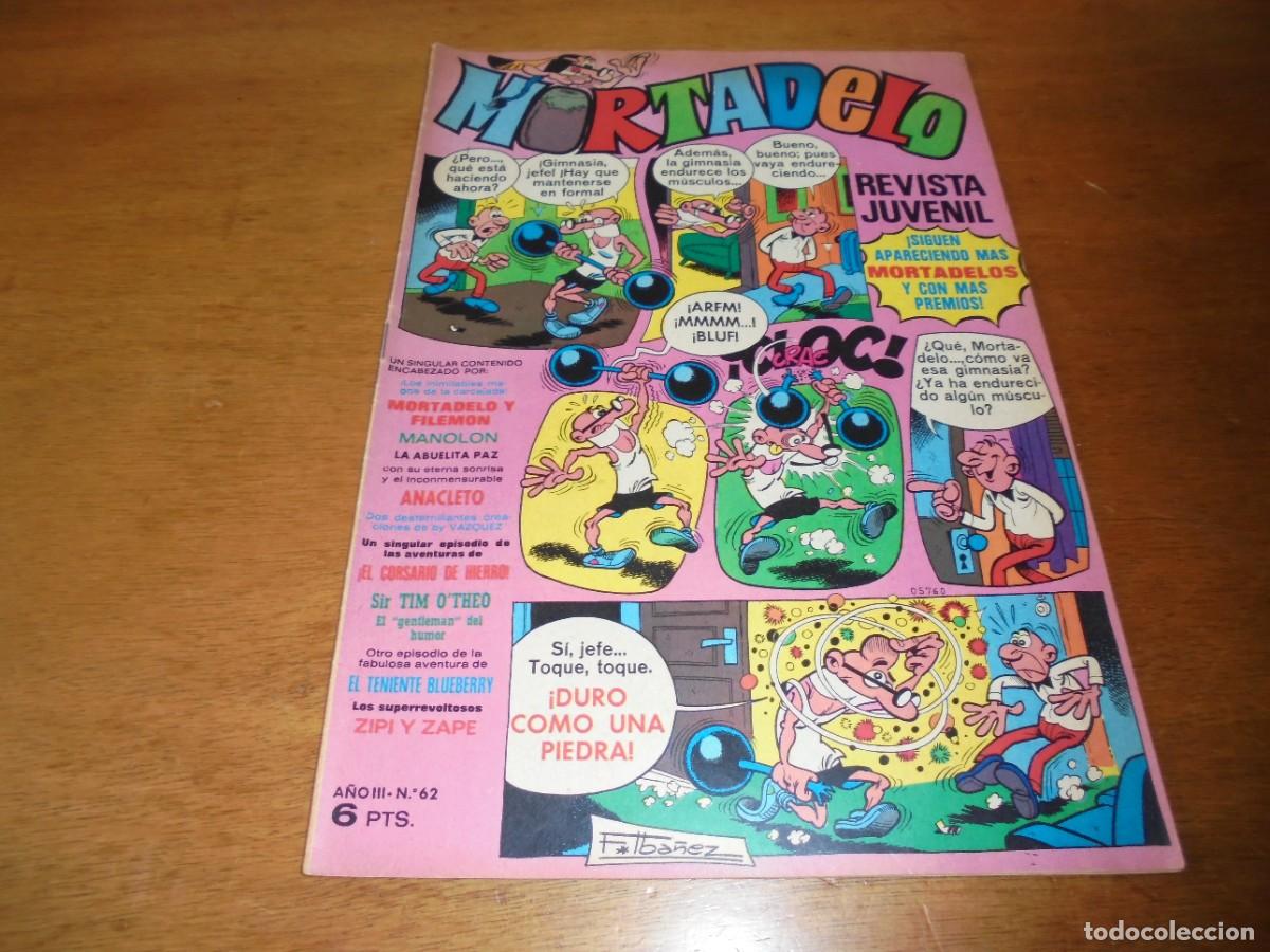 Tebeos: MORTADELO N&ordm; 62 CON MORTADELOS. - Foto 1