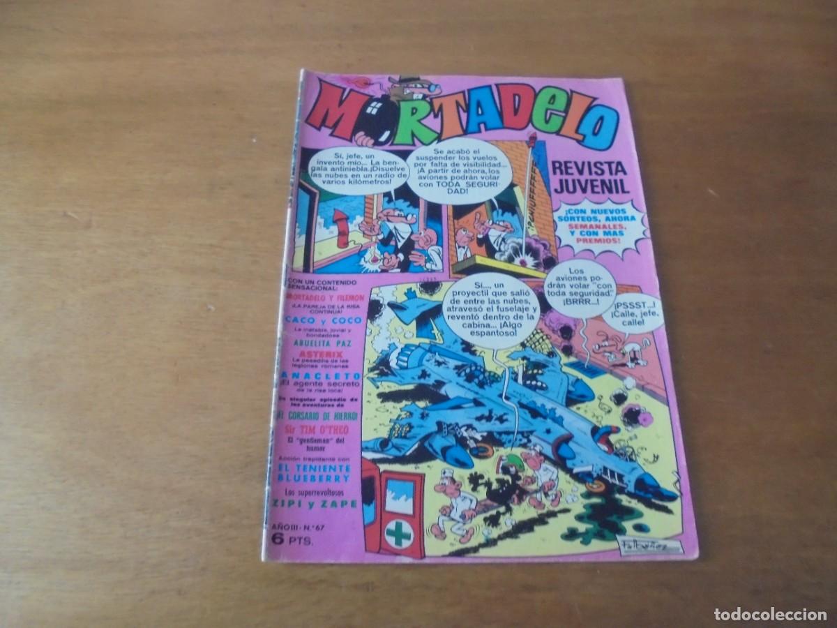 Tebeos: MORTADELO N&ordm; 67 CON MORTADELOS. - Foto 1