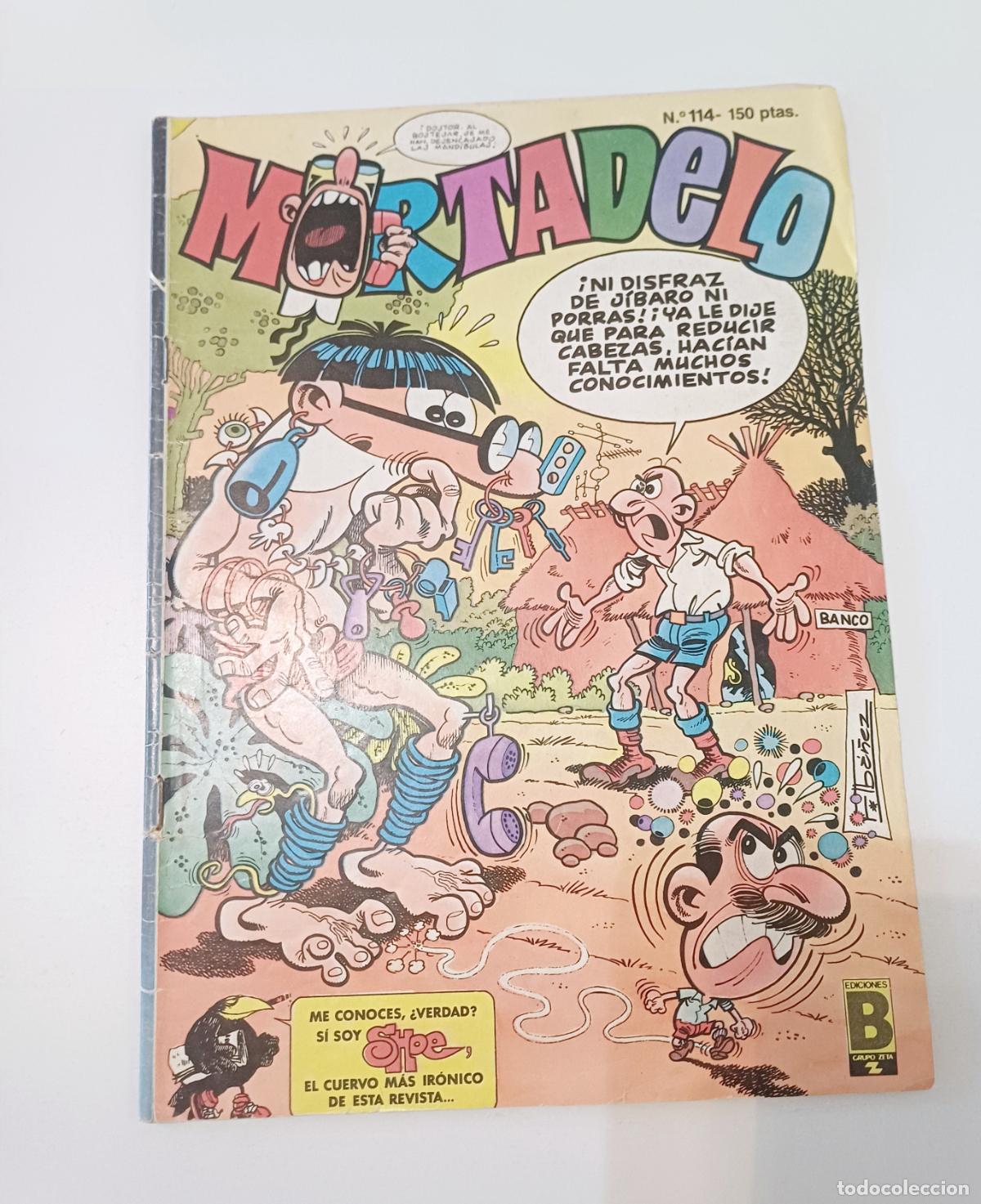 Tebeos: ANTIGUO TEBEO COMIC MORTADELO 114 EDICIONES B 1987 - Foto 1