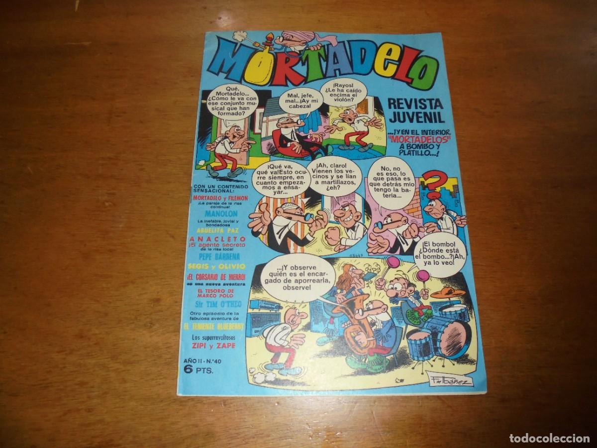 Tebeos: 40 MORTADELO N&ordm; 40, CON MORTADELOS. - Foto 1