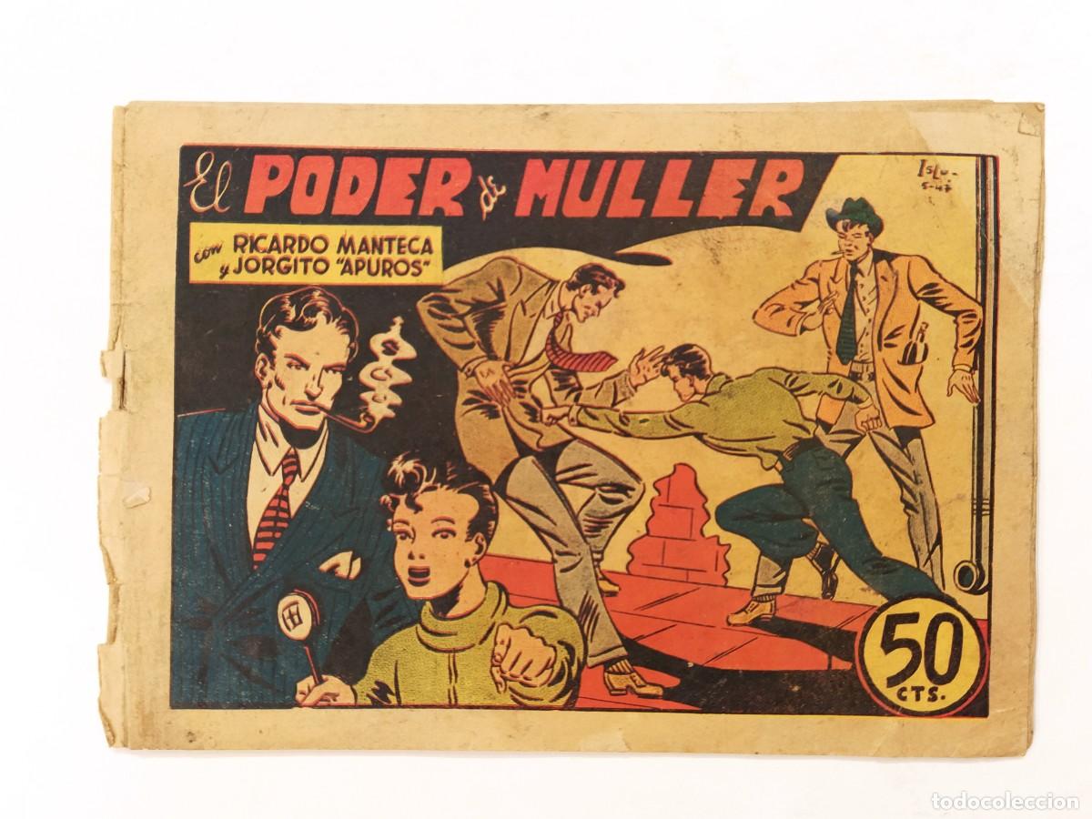 Tebeos: RICARDO MANTECA Y JORGITO APUROS - EL PODER DE MULLER - COMIC ANTIGUO ORIGINAL -(K-14.081) - Foto 1