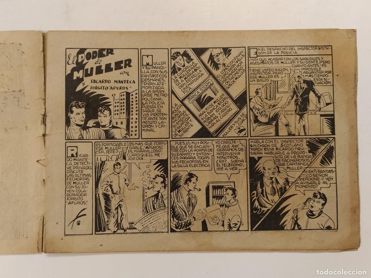 Tebeos: RICARDO MANTECA Y JORGITO APUROS - EL PODER DE MULLER - COMIC ANTIGUO ORIGINAL -(K-14.081) - Foto 6