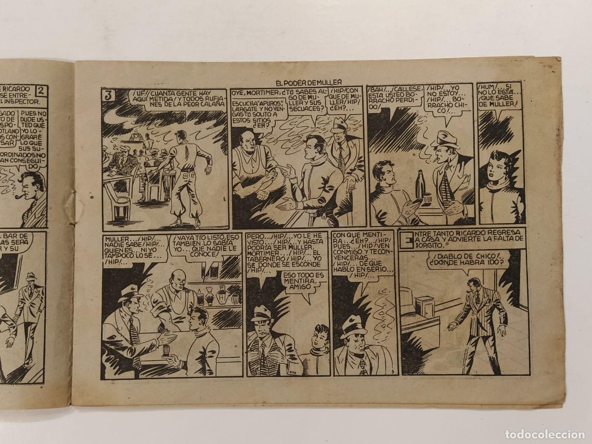 Tebeos: RICARDO MANTECA Y JORGITO APUROS - EL PODER DE MULLER - COMIC ANTIGUO ORIGINAL -(K-14.081) - Foto 8