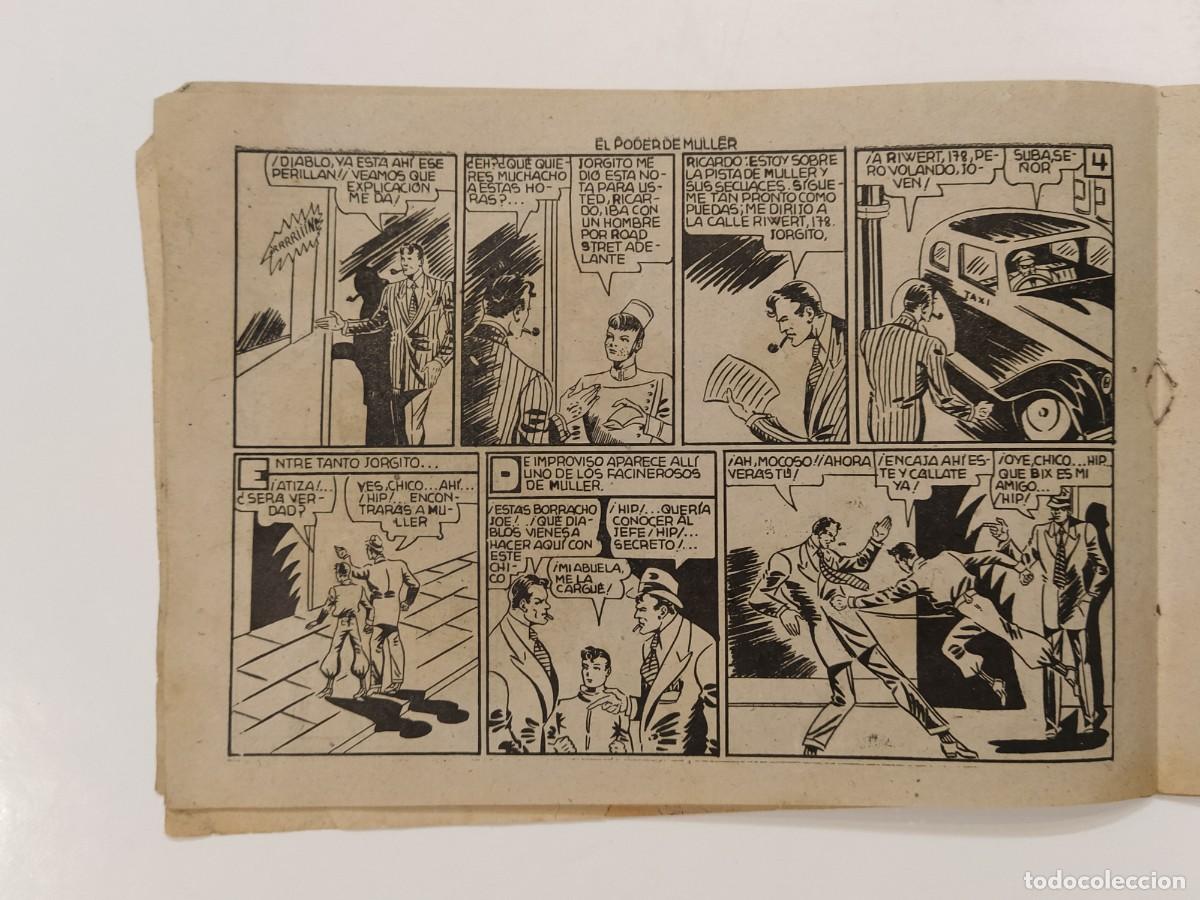 Tebeos: RICARDO MANTECA Y JORGITO APUROS - EL PODER DE MULLER - COMIC ANTIGUO ORIGINAL -(K-14.081) - Foto 9