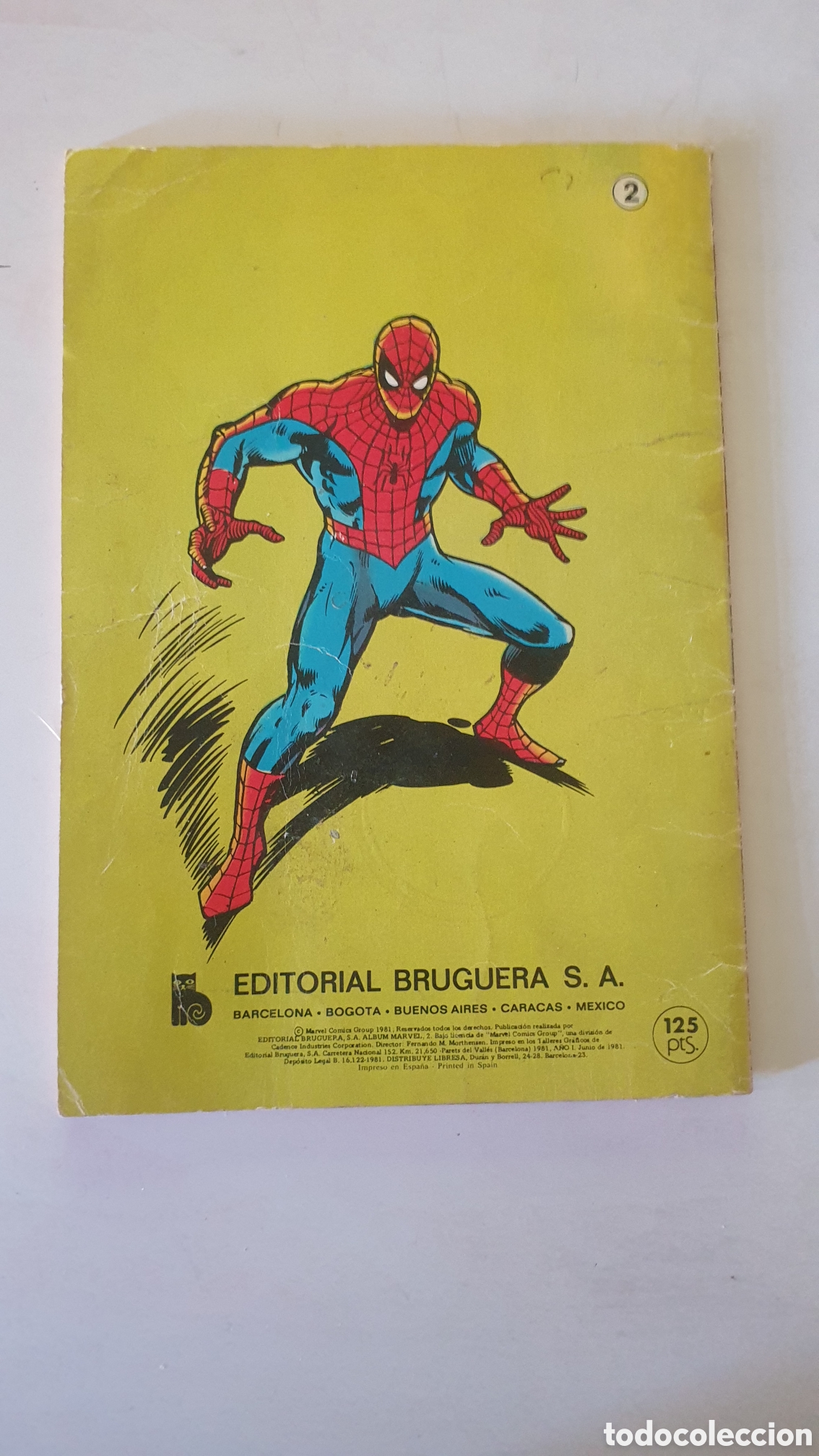 Tebeos: SPIDER-MAN. ED. BRUGUERA 1981 - Foto 2