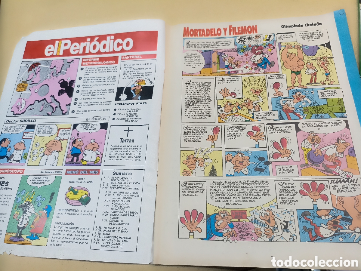 Tebeos: C&oacute;mic Super Mortadelo Deportes Holimpikos - Foto 2