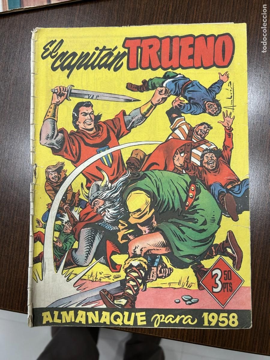 Tebeos: almanaque capitan trueno 1958 correcto - Foto 1