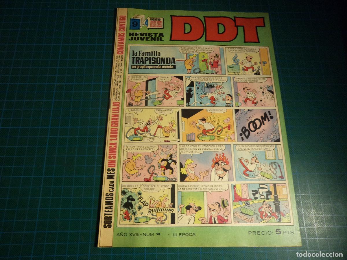 Tebeos: DDT 3&ordf; epoca. N&ordm; 98. bruguera. - Foto 1