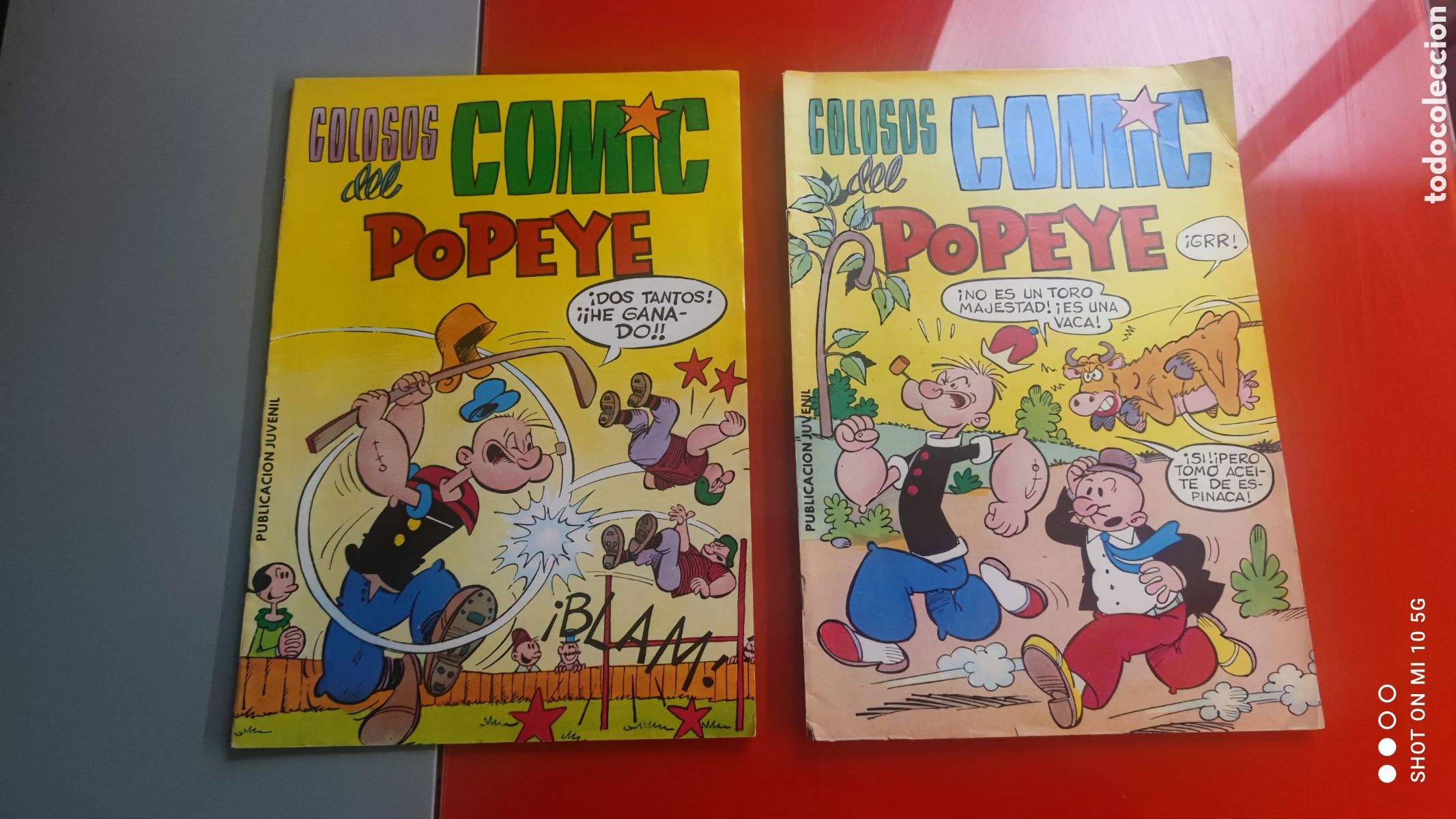 Tebeos: &rdquo;COLOSOS DEL COMIC POPEYE ( 2 COMICS) - Foto 1