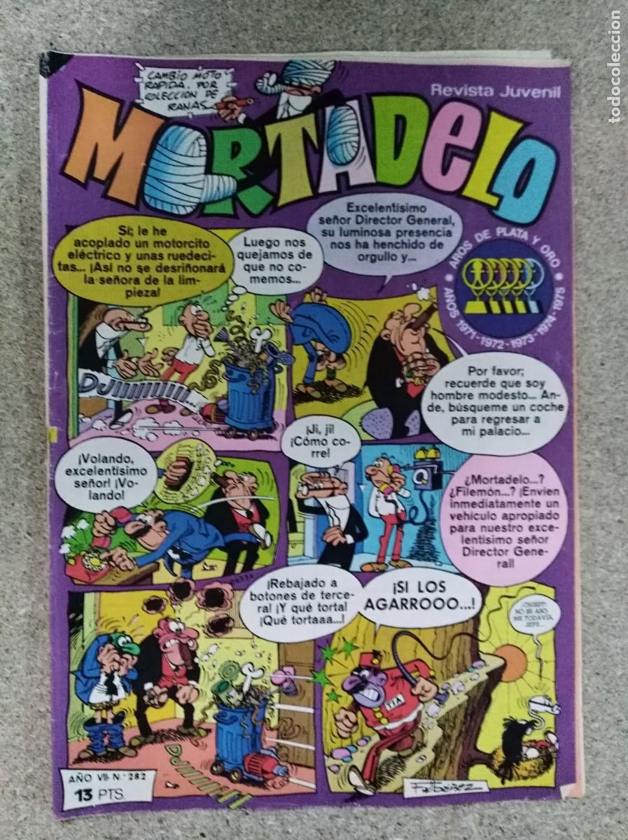 Tebeos: Mortadelo 282.Editorial Bruguera - Foto 1