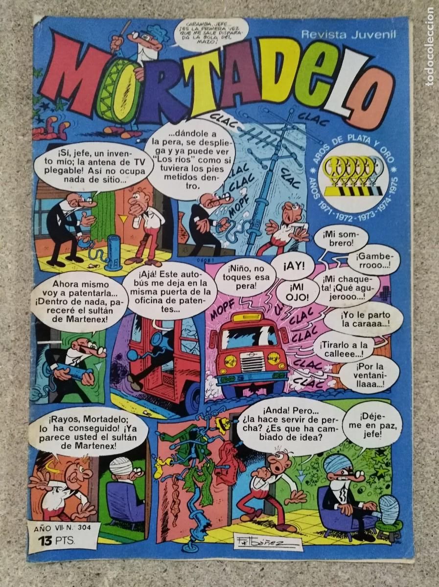 Tebeos: Mortadelo 304.Editorial Bruguera - Foto 1