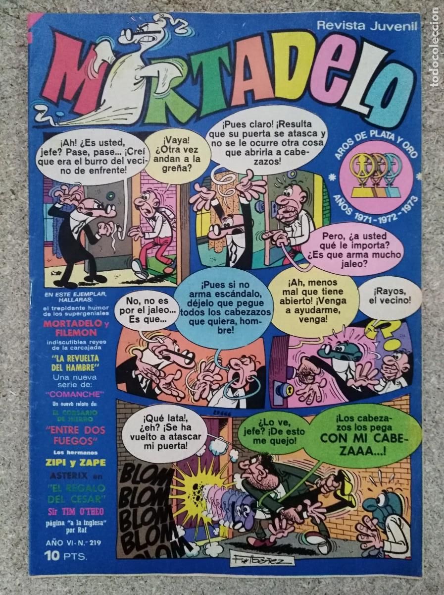 Tebeos: Mortadelo 219.Editorial Bruguera - Foto 1