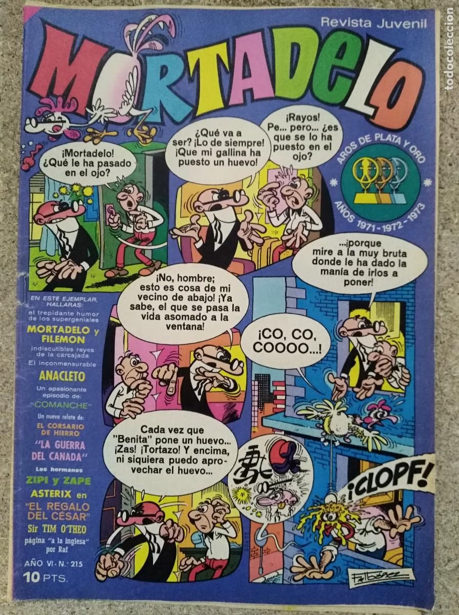 Tebeos: Mortadelo 215.Editorial Bruguera - Foto 1