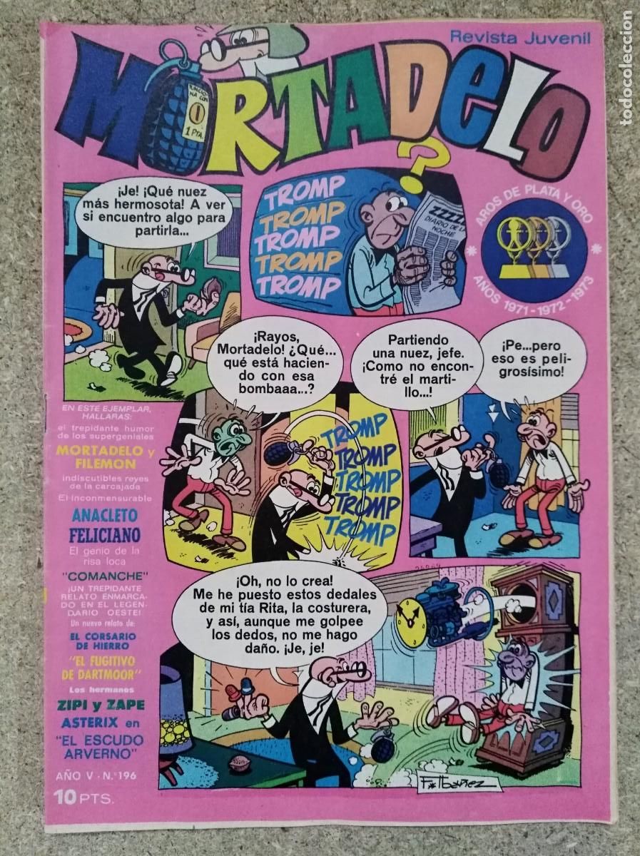 Tebeos: Mortadelo 196.Editorial Bruguera - Foto 1