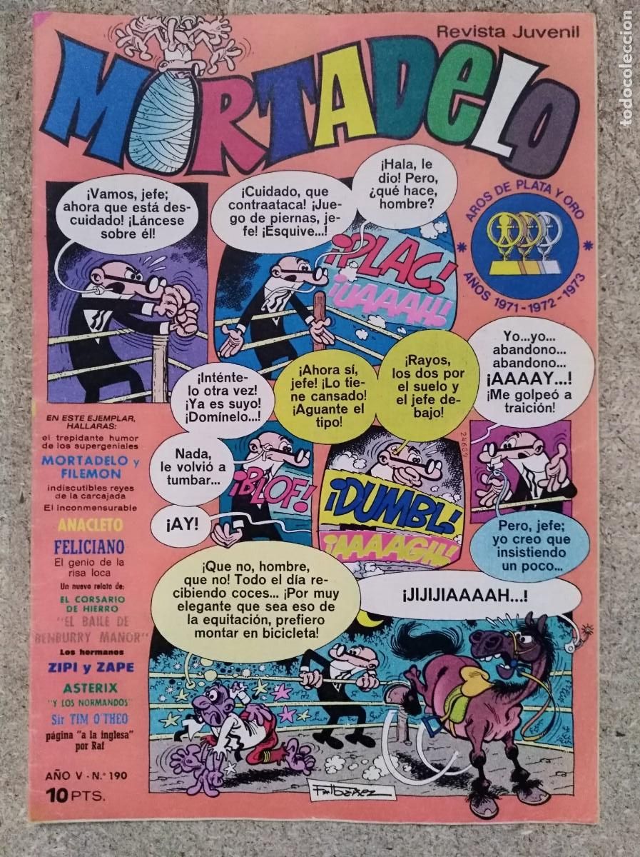 Tebeos: Mortadelo 190.Editorial Bruguera - Foto 1