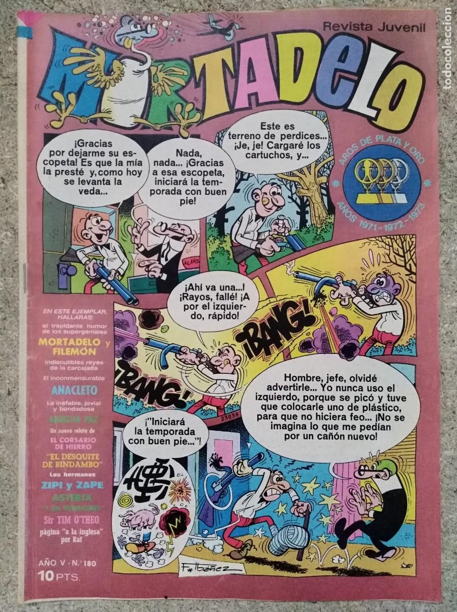 Tebeos: Mortadelo 180.Editorial Bruguera - Foto 1