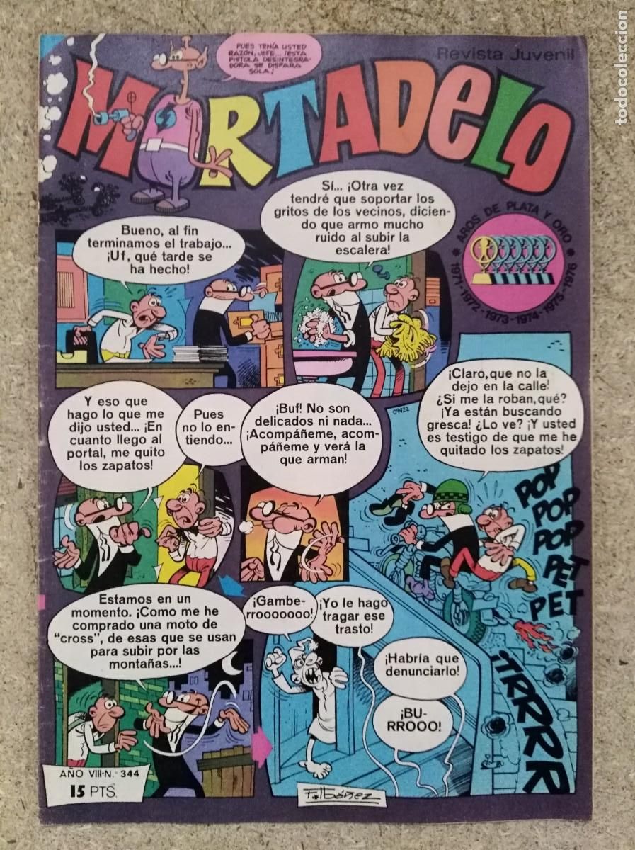 Tebeos: Mortadelo 344.Editorial Bruguera - Foto 1