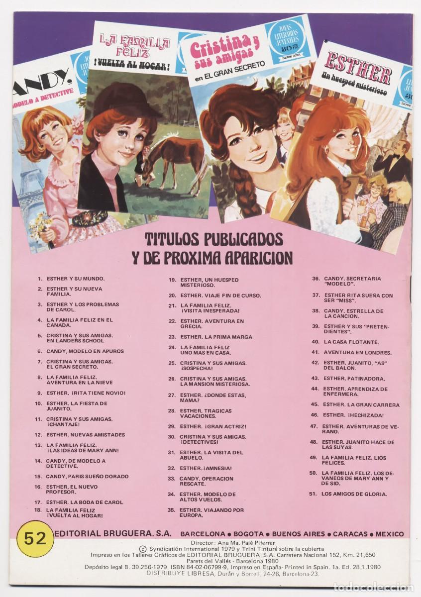 Tebeos: JOYAS LITERARIAS JUVENILES SERIE AZUL CANDY N&ordm; 52 EL CONCURSO DE MODA INFANTIL 1980 EXCELENTE